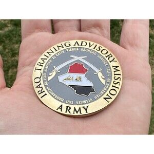 Baghdad Iraq Training Advisory Commission Challenge Coin Private Collection Army